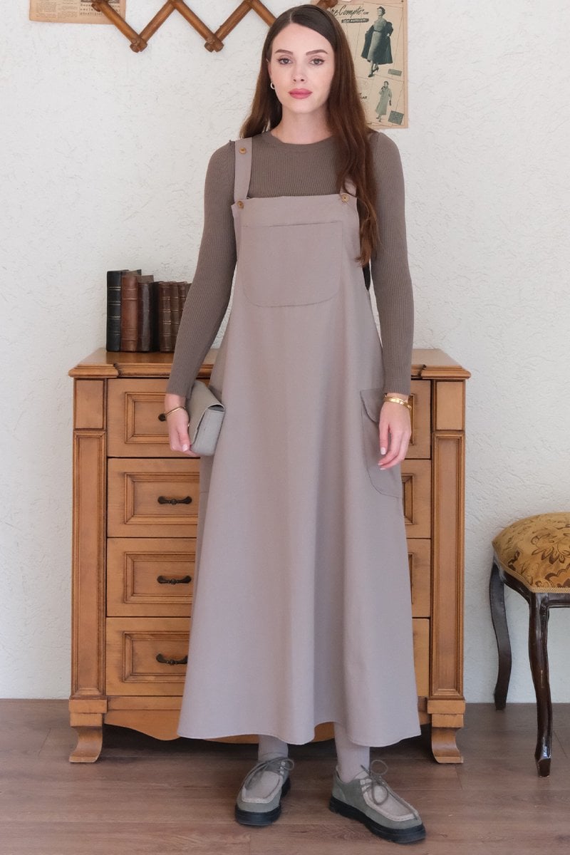 Vizon Keten Etekli Salopet