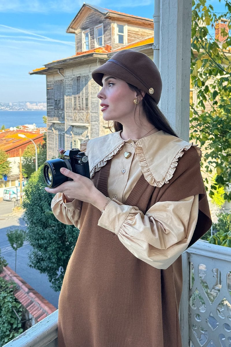 Sütlü Kahve Triko Jile