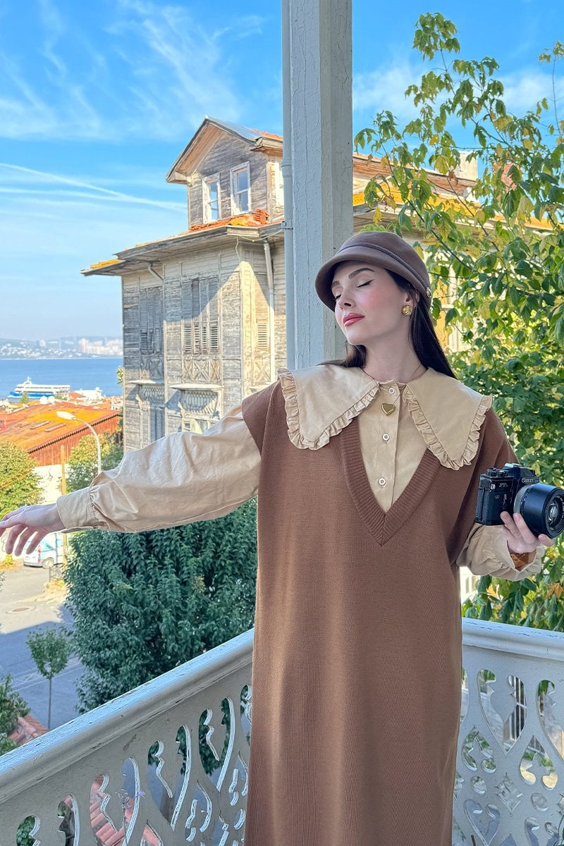 Sütlü Kahve Triko Jile