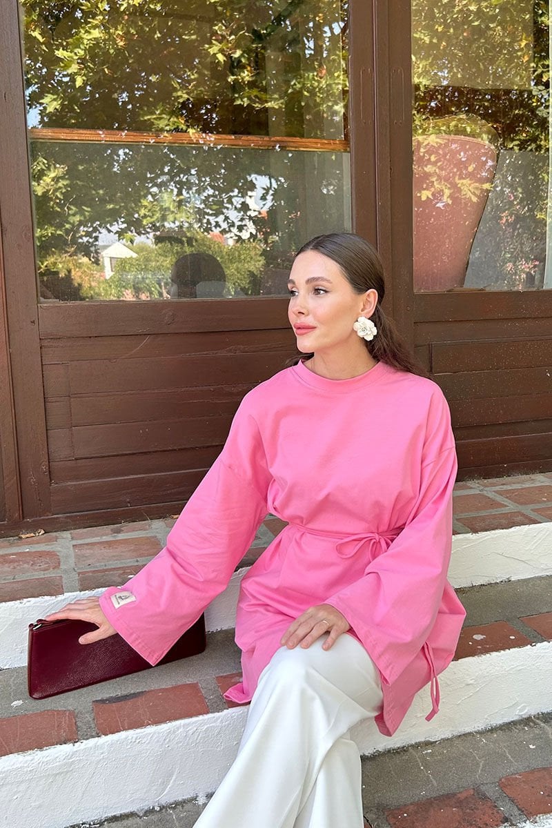Pembe Body Tunik