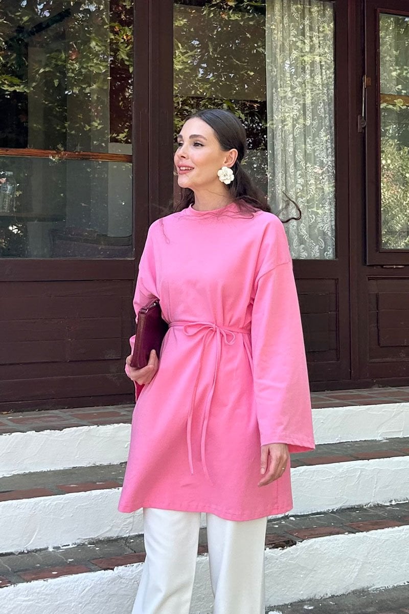 Pembe Body Tunik