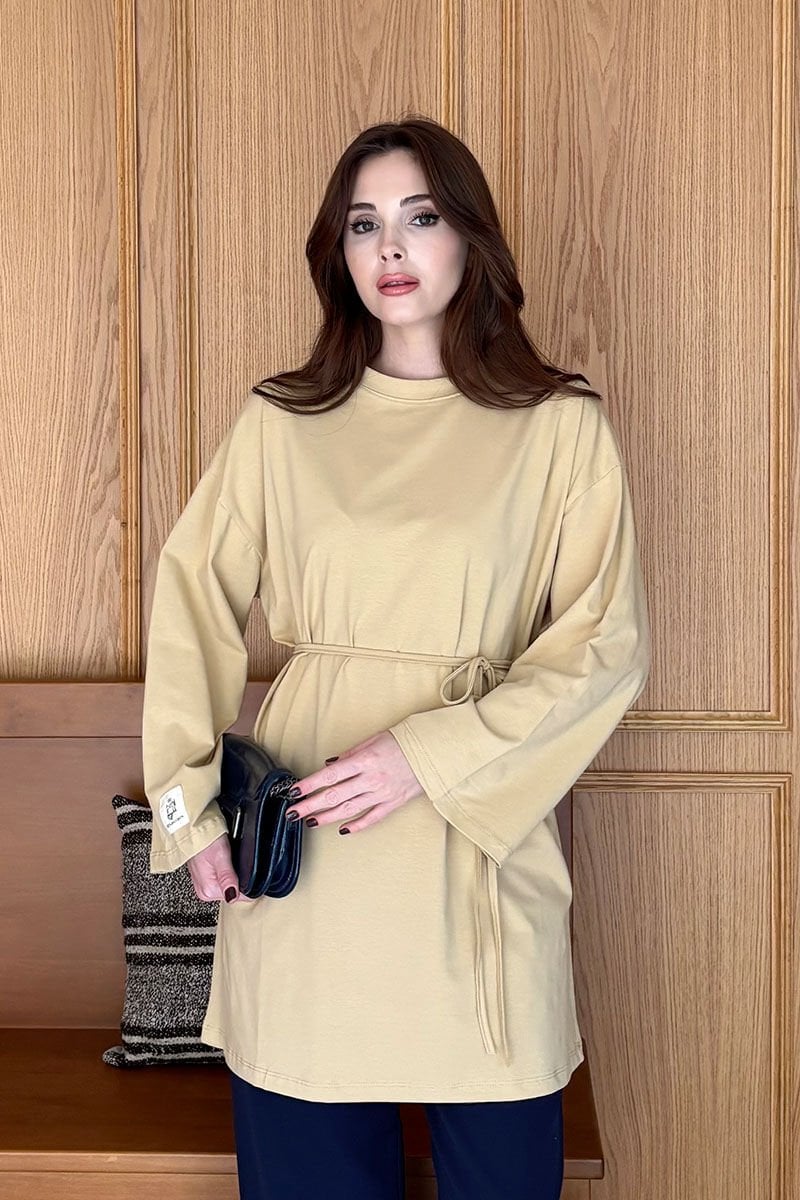 Bej Body Tunik