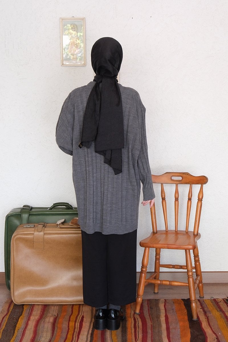 Antrasit Triko Tunik