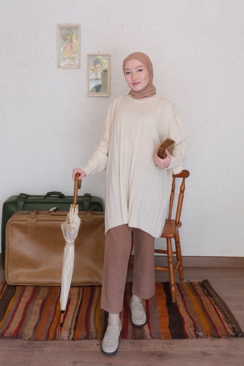 Krem Triko Tunik