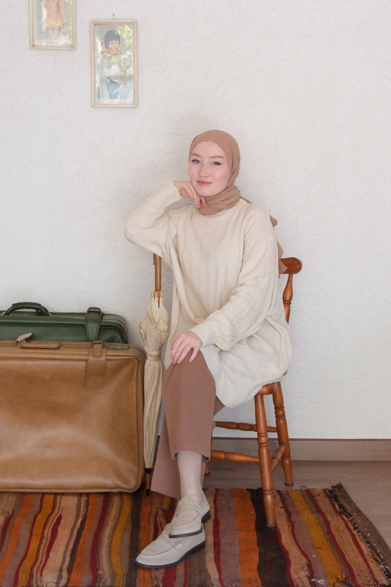 Krem Triko Tunik