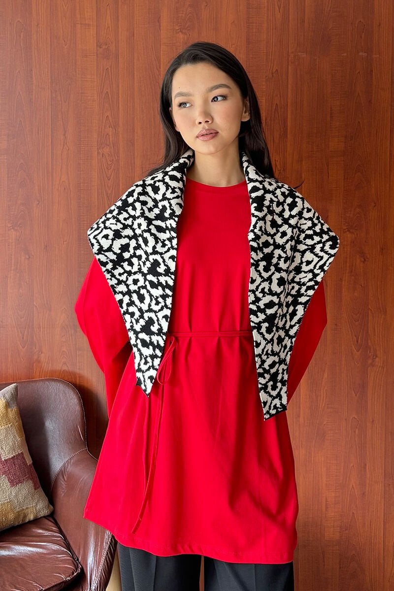 Kırmızı Body Tunik