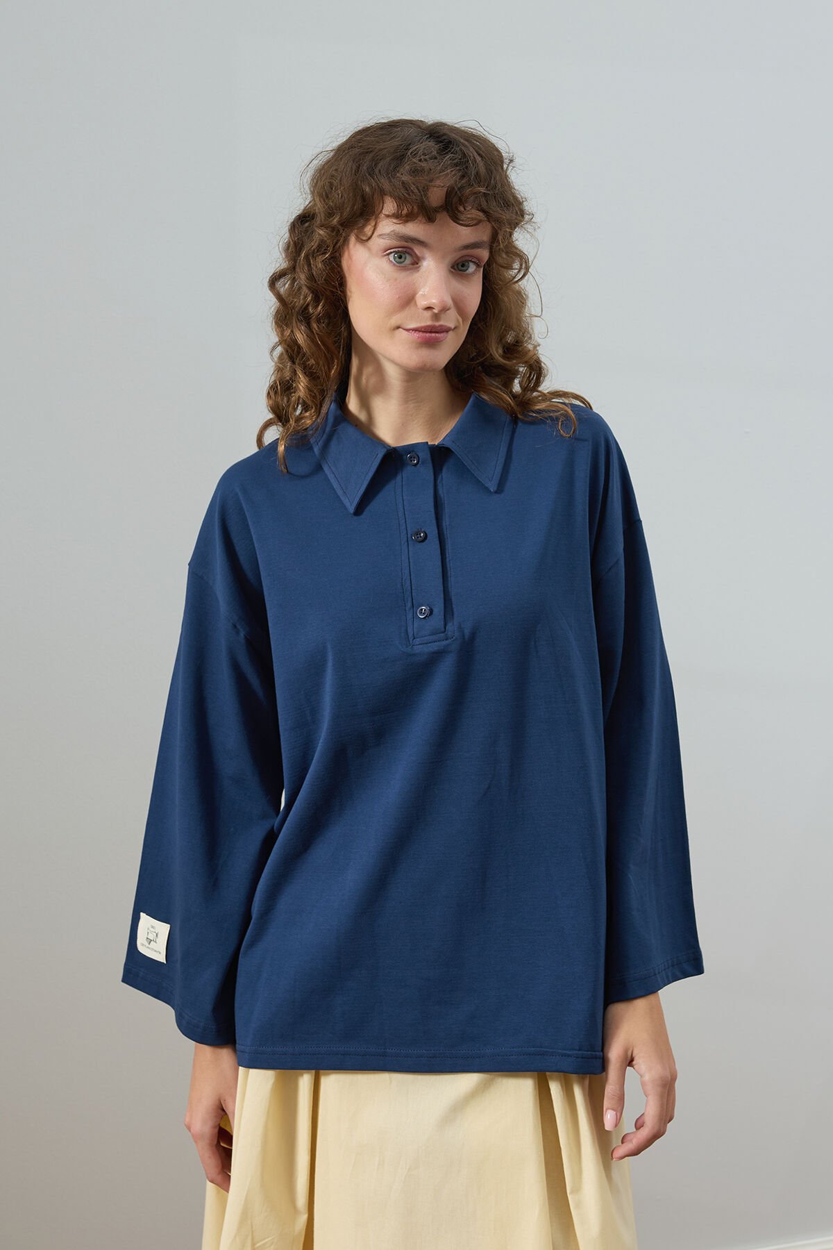 Lacivert Süprem Polo Yaka Body