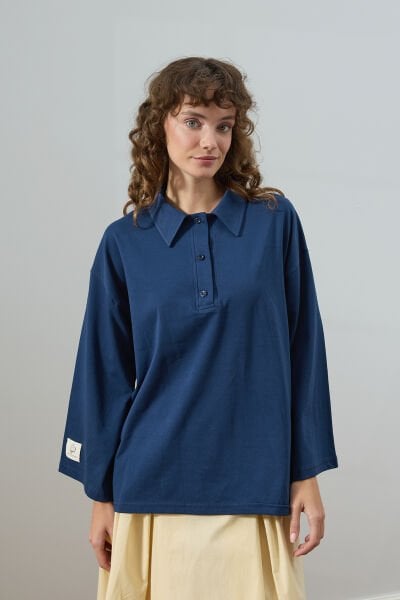 Lacivert Süprem Polo Yaka Body