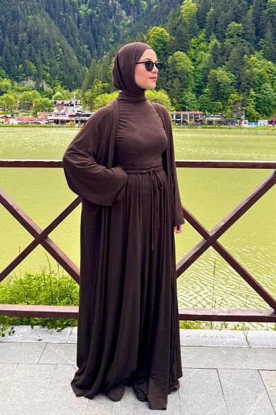 Acı Kahve Viskon Üçlü Takım