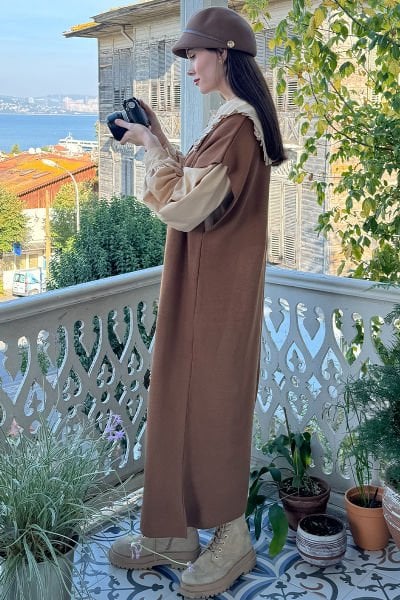 Sütlü Kahve Triko Jile