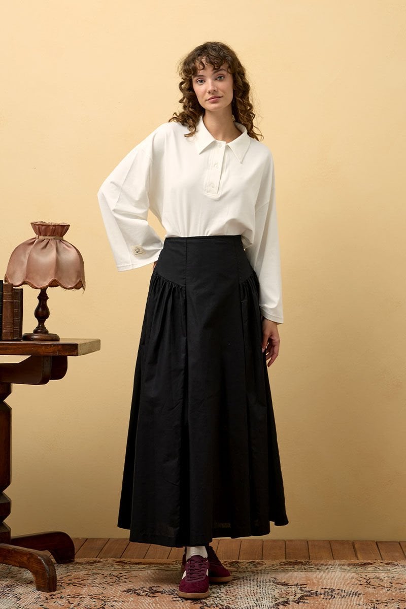 Ekru Süprem Polo Yaka Body