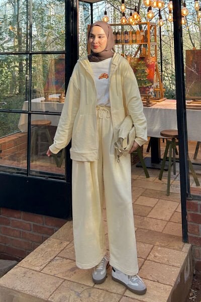 Tereyağ Sarısı 3 İplik Basic Hırka