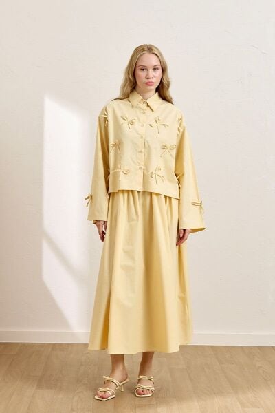 Tereyağ Sarısı Balon Etek