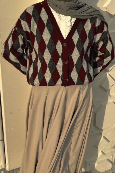 Vizon Koton Parçalı Etek