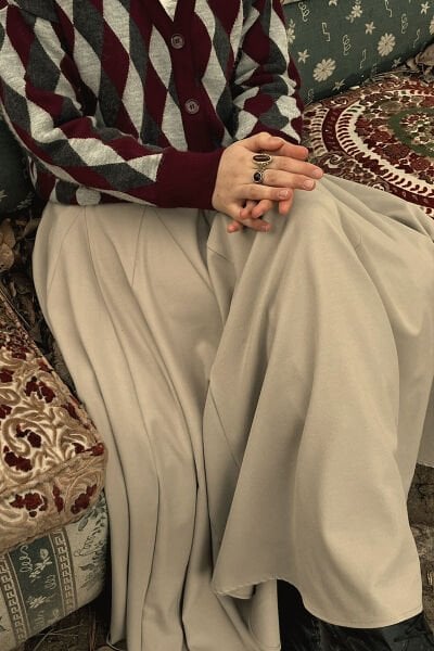 Vizon Koton Parçalı Etek