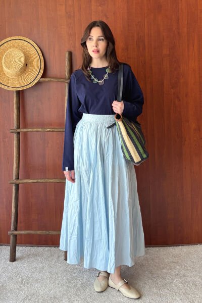 Lacivert Süprem Reglan Kol  Body