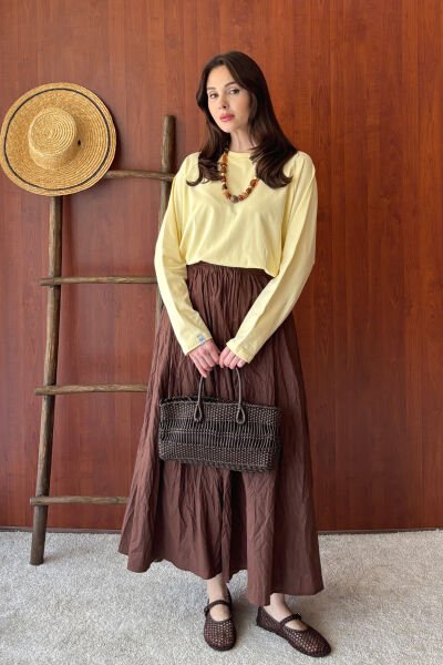 Tereyağ Sarısı Süprem Reglan Kol Body