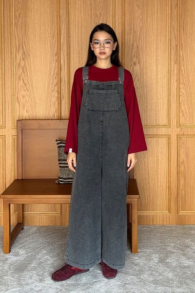 Antrasit Kot Salopet Tulum