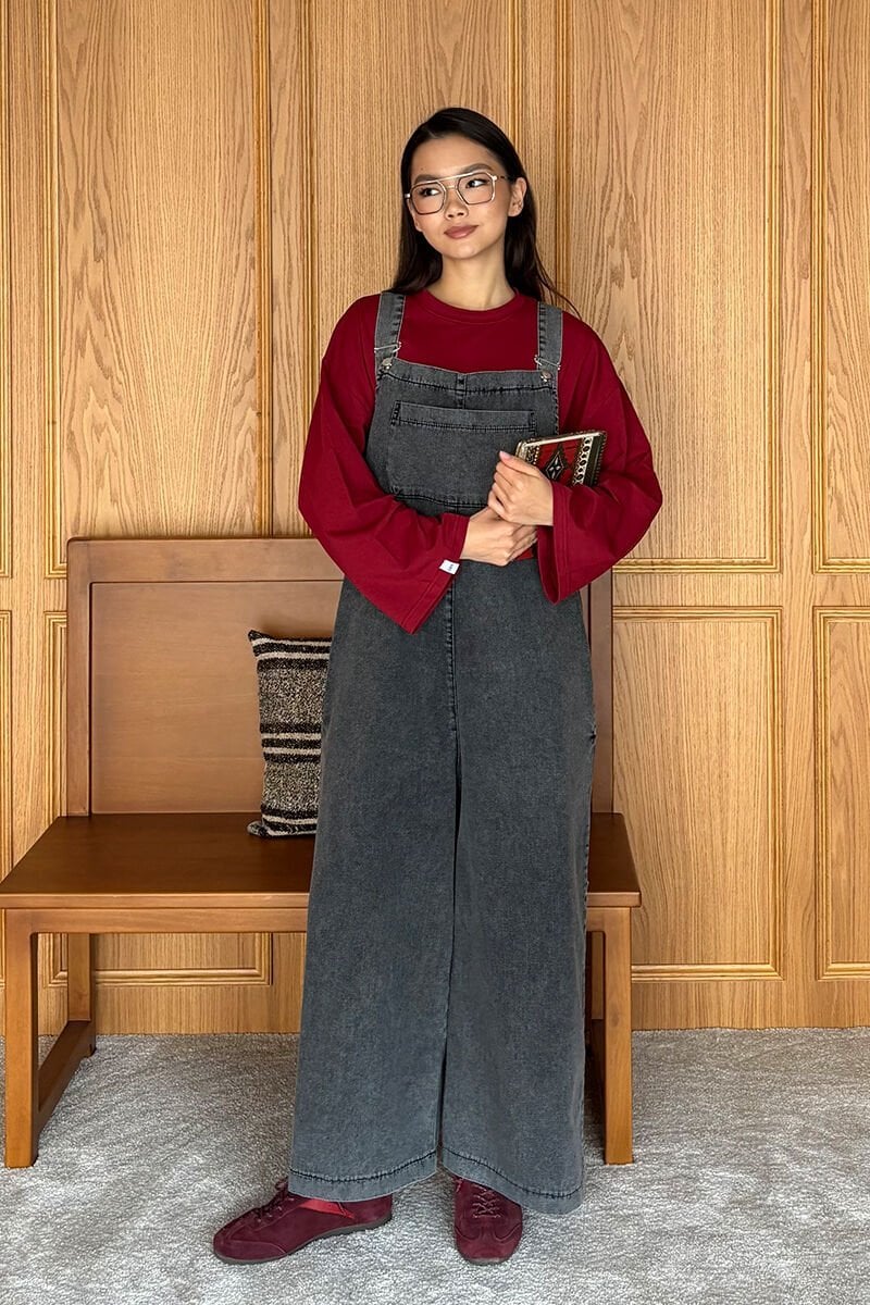 Antrasit Kot Salopet Tulum