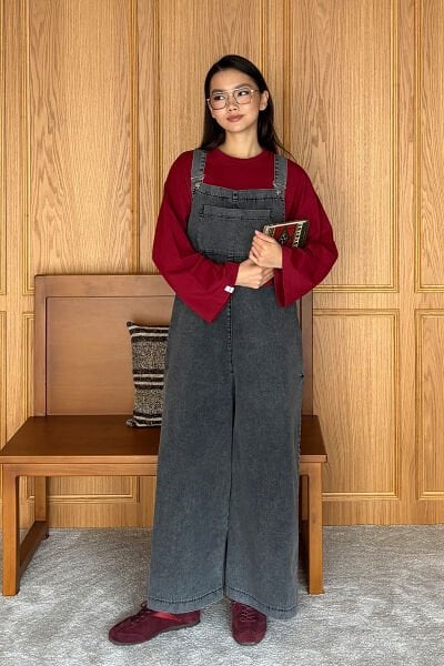 Antrasit Kot Salopet Tulum