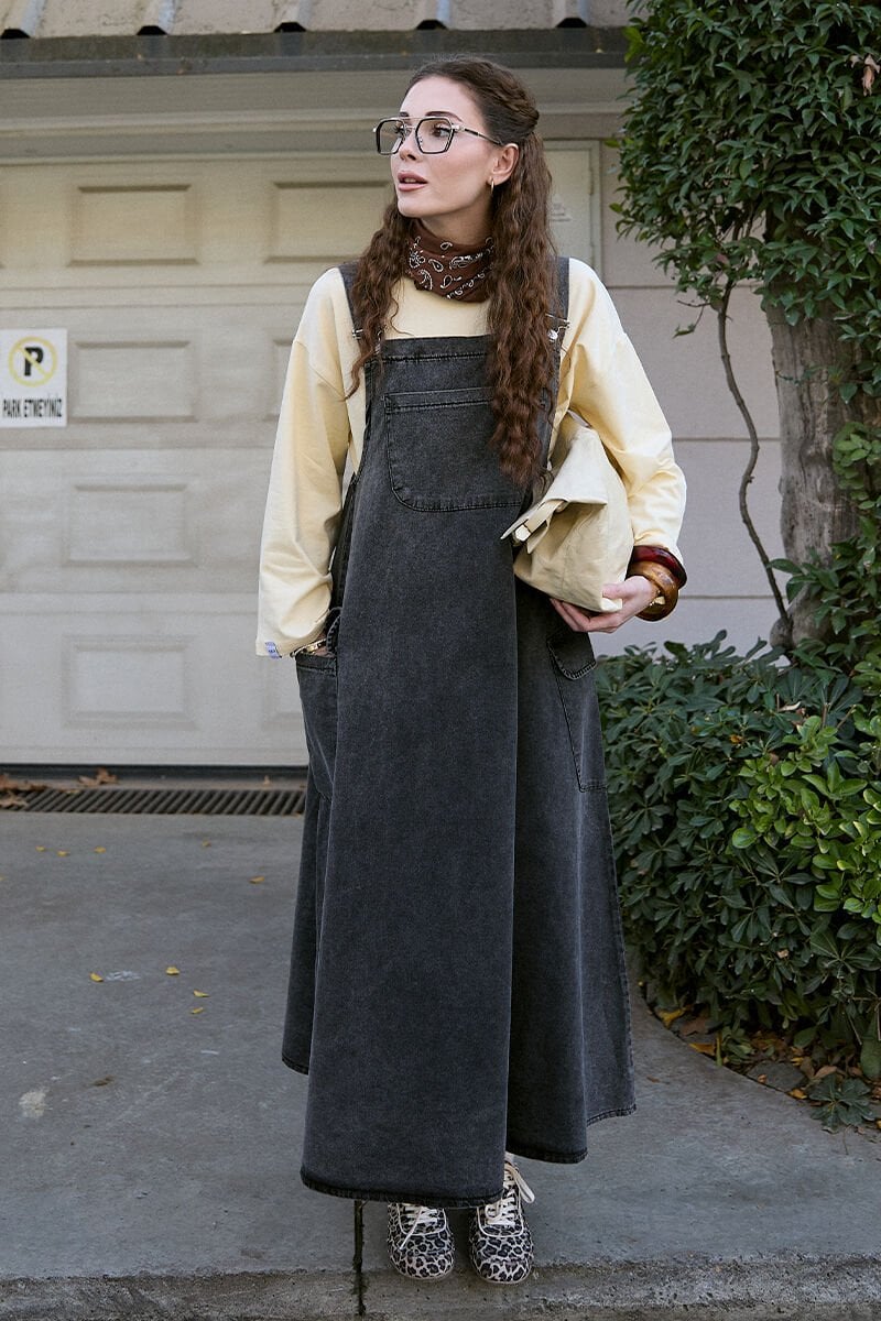 Antrasit Kot Etekli Salopet