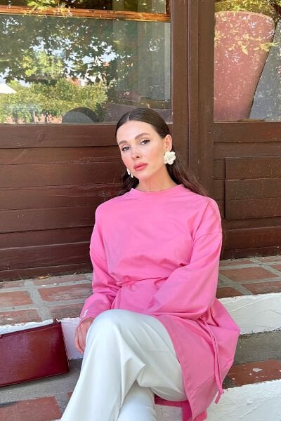 Pembe Body Tunik