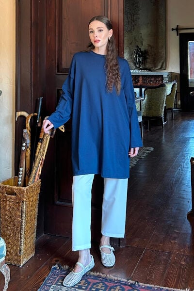 Lacivert Body Tunik