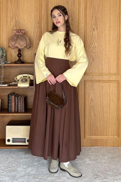 Acı Kahve Pile Detay Etek