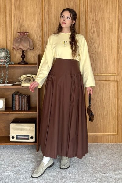 Acı Kahve Pile Detay Etek