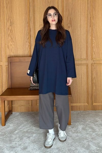 Lacivert Body Tunik