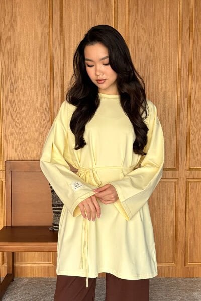 Tereyağ Sarısı Body Tunik