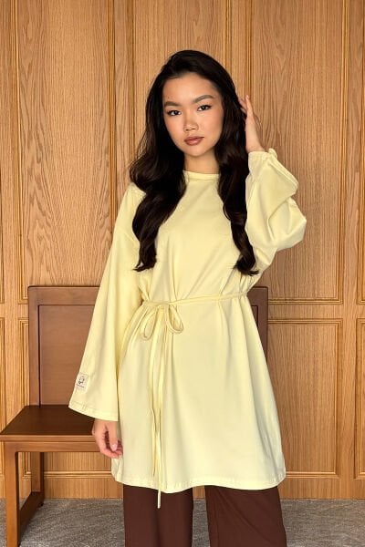 Tereyağ Sarısı Body Tunik