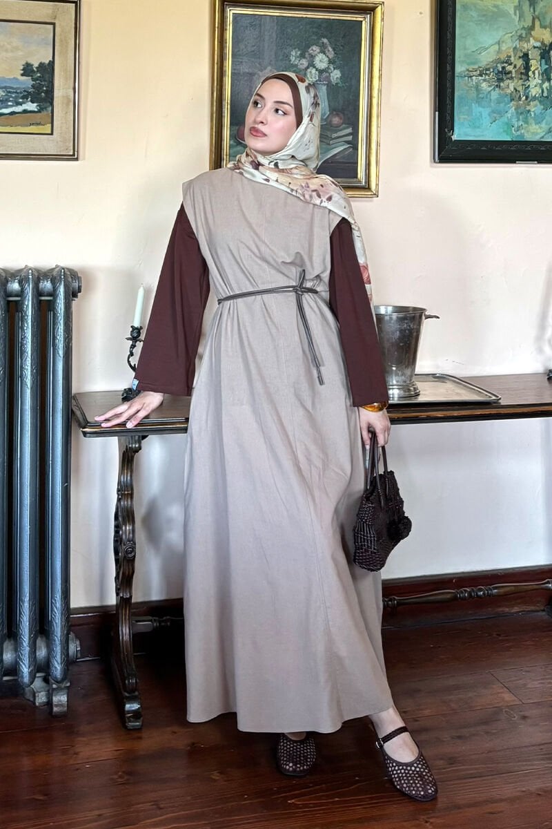 Karamel Organik Keten Jile