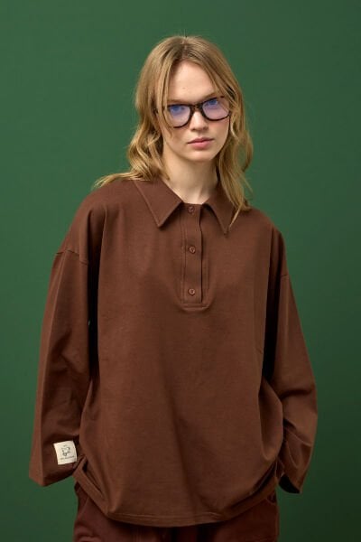 Açık Kahve Süprem Polo Yaka Body