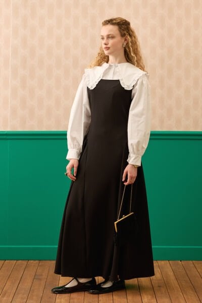 Siyah Korsaj Detay jile