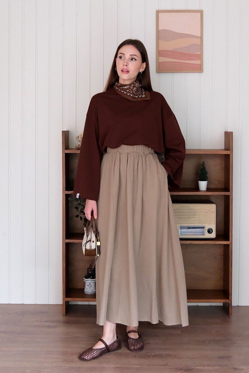 Vizon Müslin Balon Etek