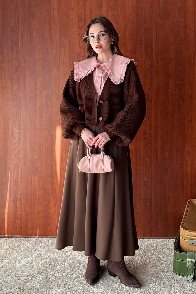 Acı Kahve Poliviskon Kolej Etek