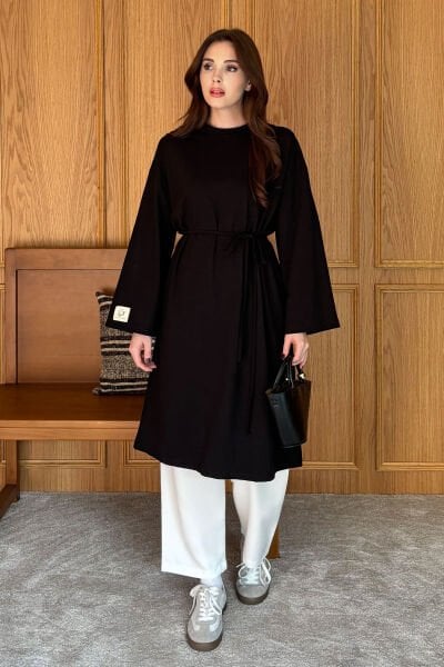 Siyah Tesettür Body