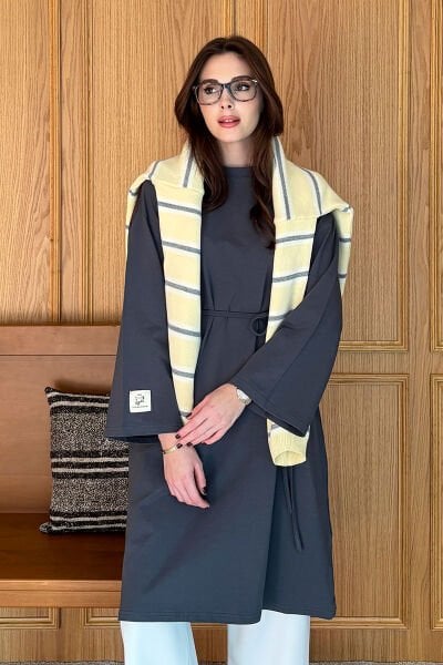 Antrasit Tesettür Body