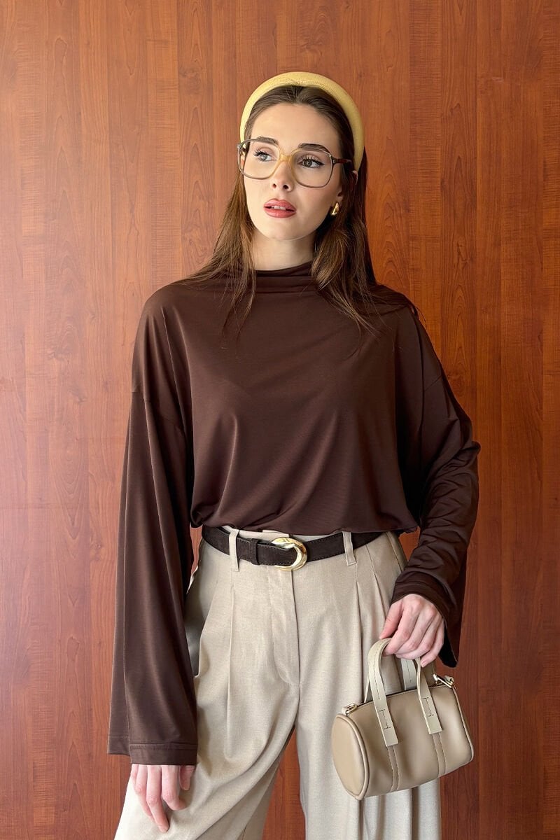 Acı Kahve Jarse Bluz