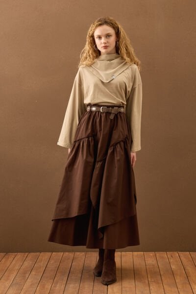 Acı Kahve Poliviskon Bohem Kat Etek