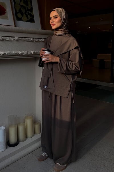 Vizon Oysho Bağlamalı Pantolon Takım