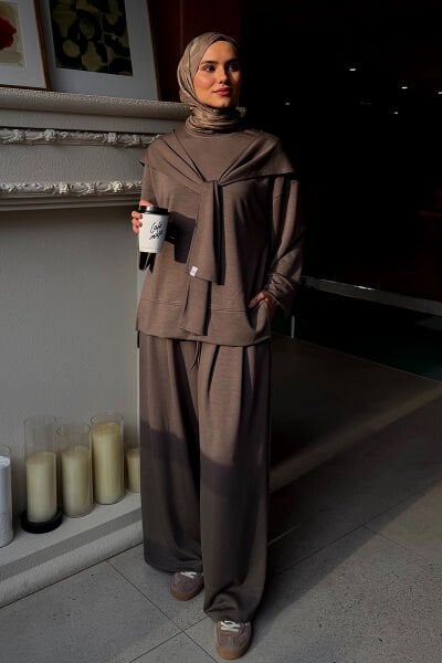 Vizon Oysho Bağlamalı Pantolon Takım