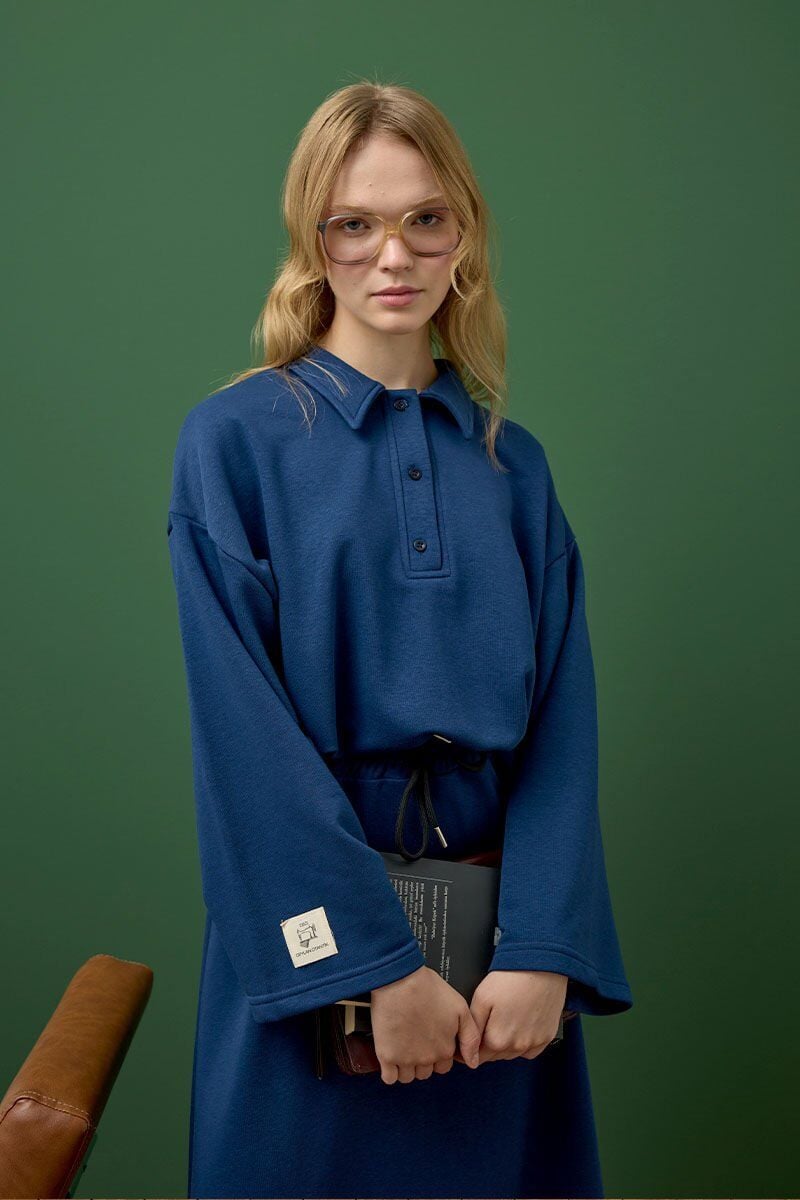 İndigo 3 İplik Polo Yaka Body