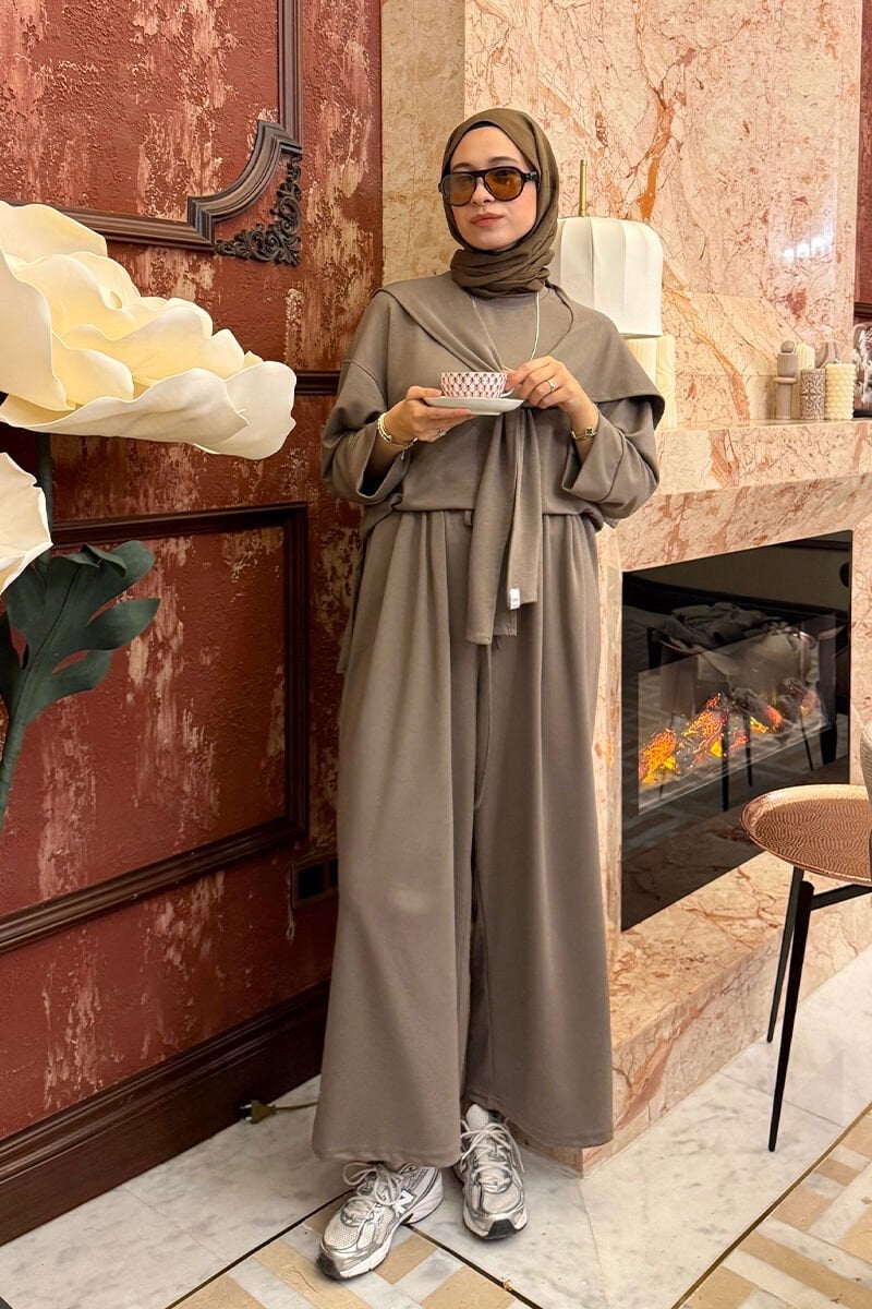 Vizon Oysho Bağlamalı Pantolon Takım