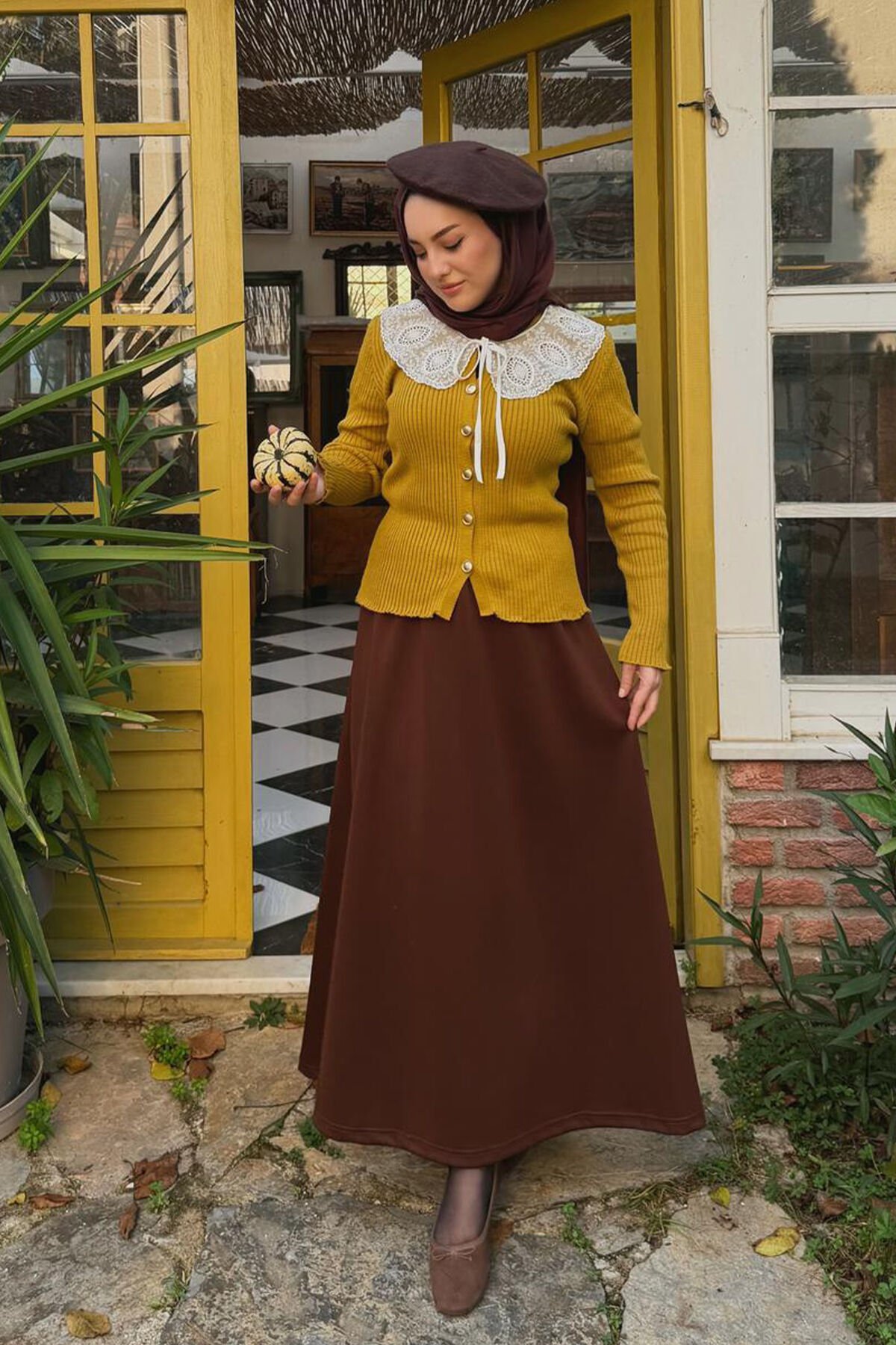 Acı Kahve Scuba Etek