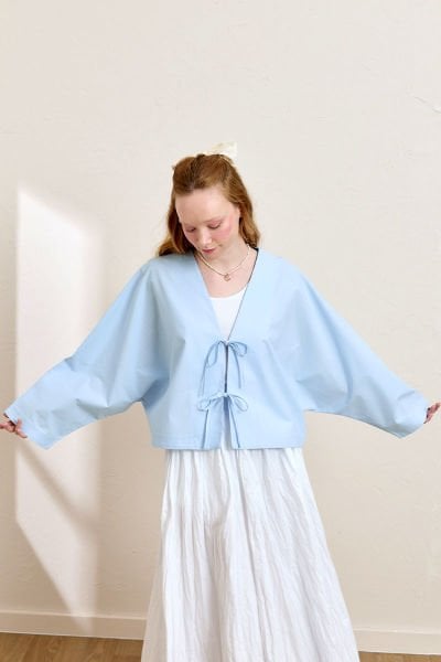 Soft Mavisi 2 Fiyonklu Ceket