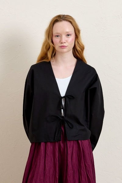 Siyah 2 Fiyonklu Ceket