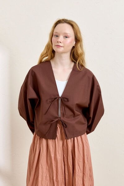 Acı Kahve 2 Fiyonklu Ceket