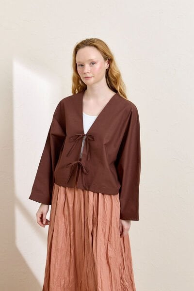 Acı Kahve 2 Fiyonklu Ceket